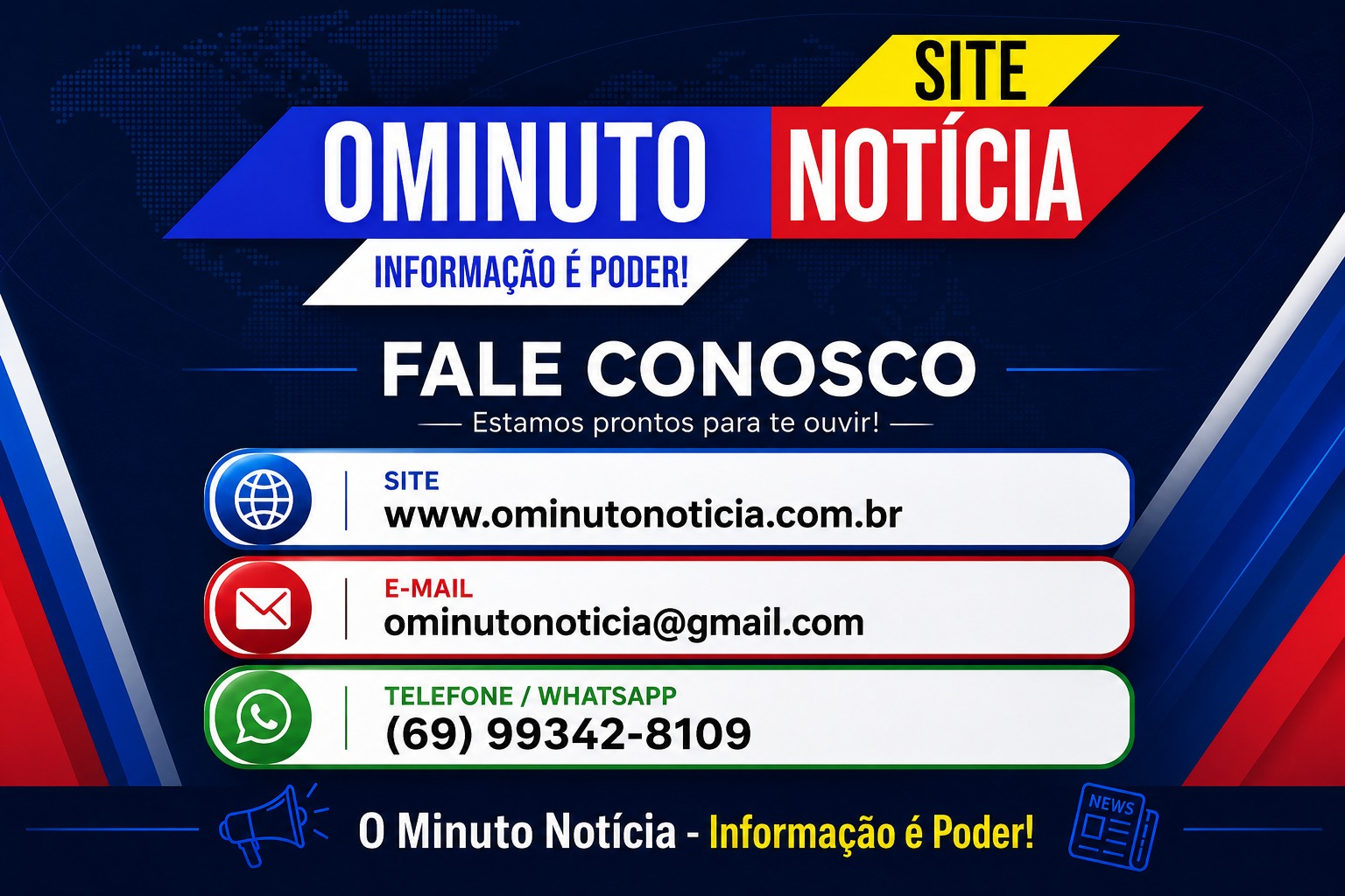 Fale Conosco – O Minuto Notícia