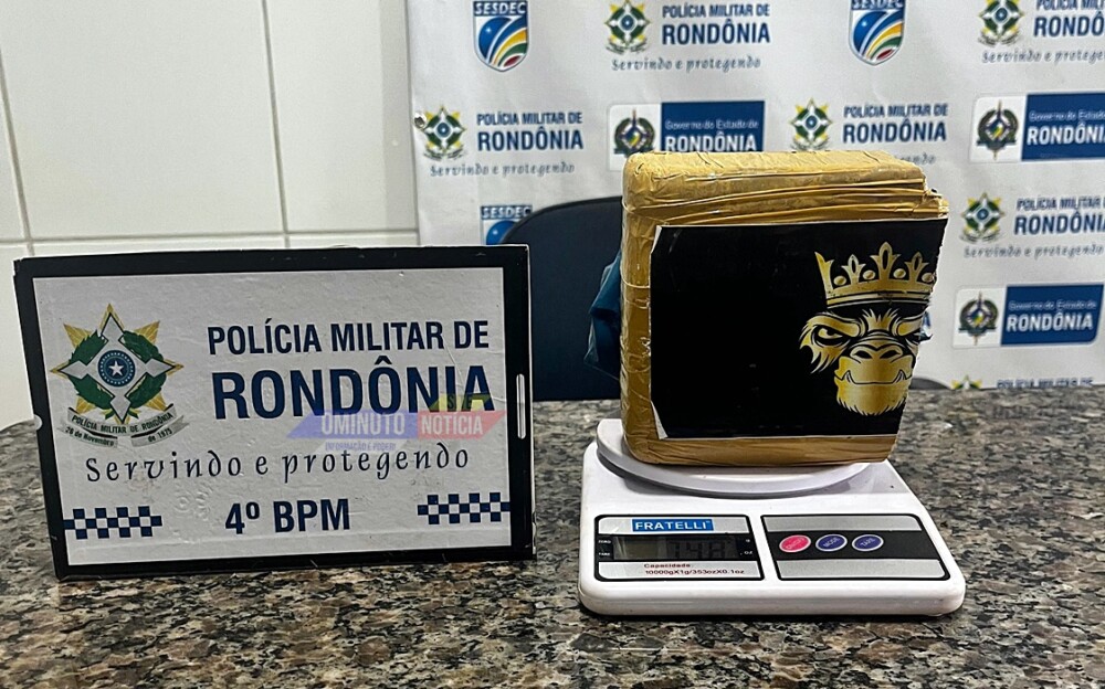 Mulher de 27 anos, é presa com 750 gramas de maconha no Village do Sol II, em Cacoal