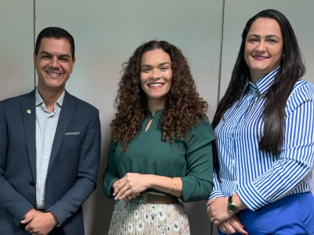 Deputado Cássio Gois e vice-prefeita de Nova Brasilândia D’Oeste se reúnem com primeira-dama de RO em busca de investimentos e parcerias