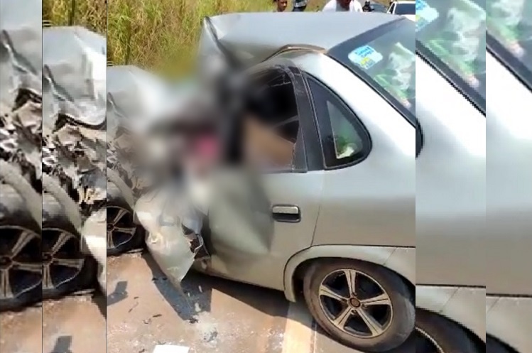 Homem morre em acidente entre automóvel e caminhão, na BR-364, próximo a Ouro Preto d’Oeste, RO