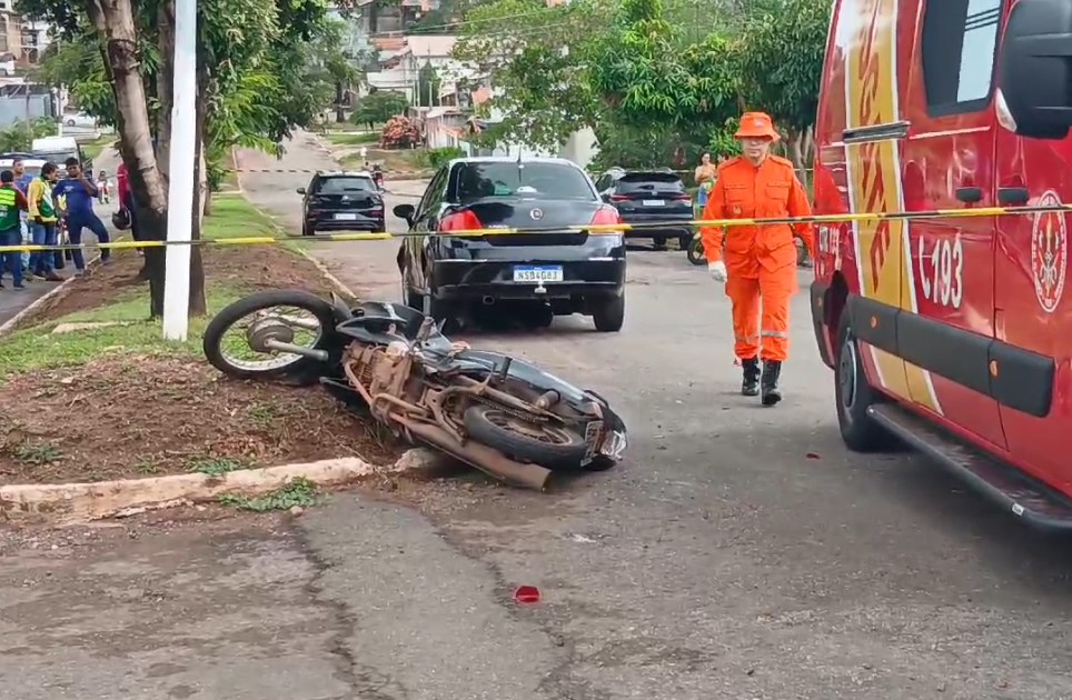 Acidente com morte no bairro Jardim Clodoaldo, em Cacoal