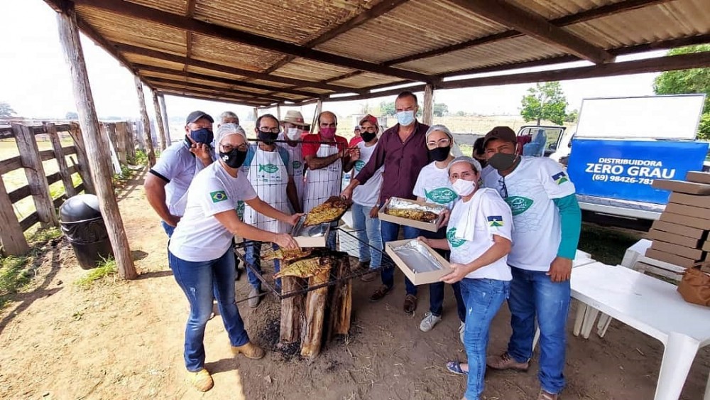 Vanderlei Tecchio confirma que II Festival do Tambaqui, em Alvorada d’Oeste, vendeu 200 bandas do peixe