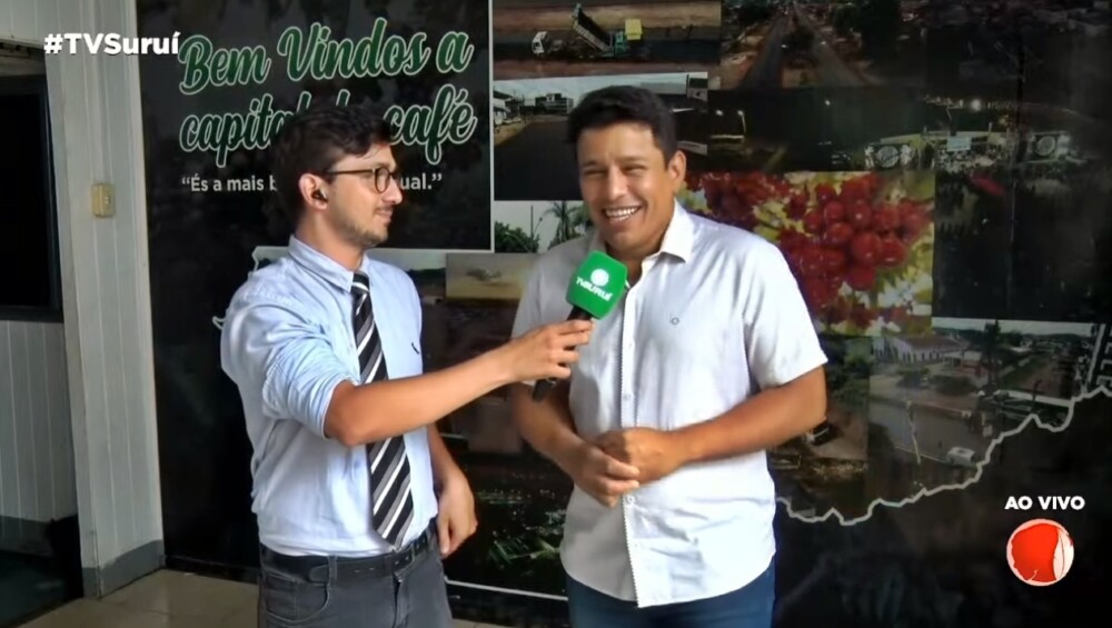 Adaílton Fúria e Tony Pablo falam sobre exonerações no primeiro escalão antes do carnaval, em Cacoal, RO