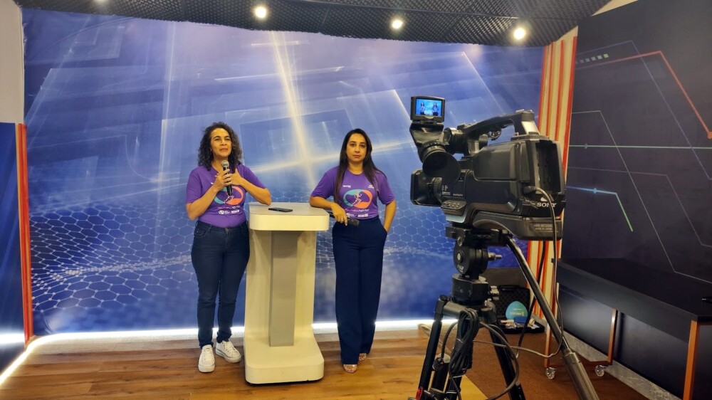 Rosângela Cândido e Fábia Neri divulgam a Corrida das Mulheres, em Cacoal, RO