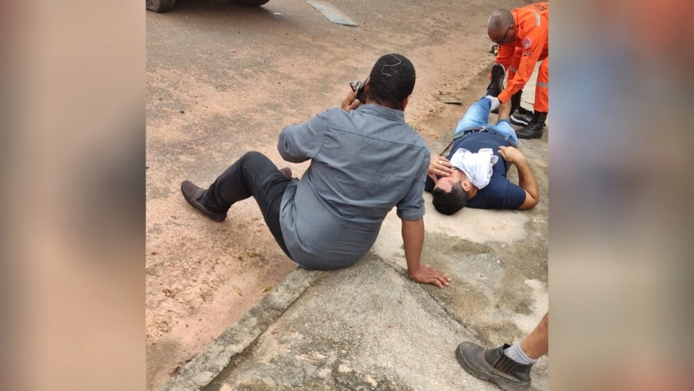 Vereador Alezio do Teixeirão fica ferido em acidente no Greenville, em Cacoal
