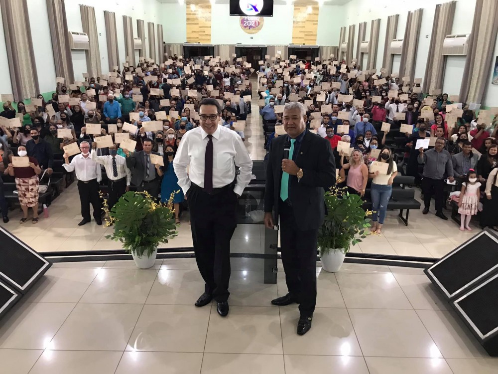 Seminário de Aperfeiçoamento Escatológico em Ouro Preto d’Oeste, terminou no sábado com mais de 1,2 mil, pessoas