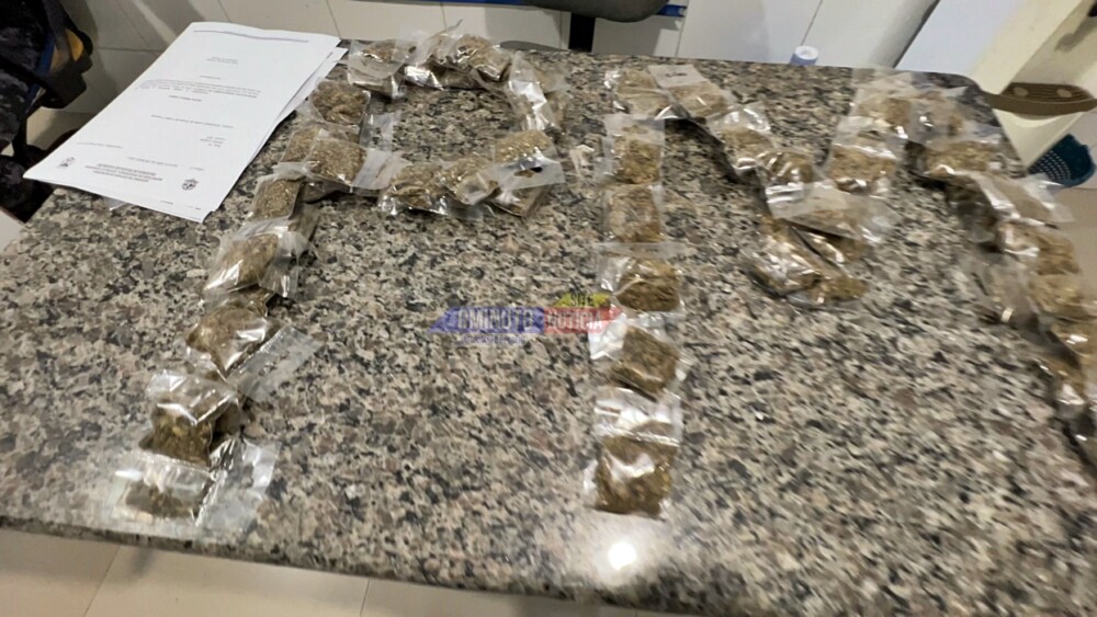 Polícia apreende quase meio quilo de maconha no Teixeirão em Cacoal