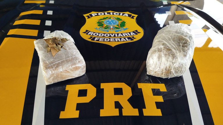 PRF apreende 1 kg de maconha escondido em panela elétrica