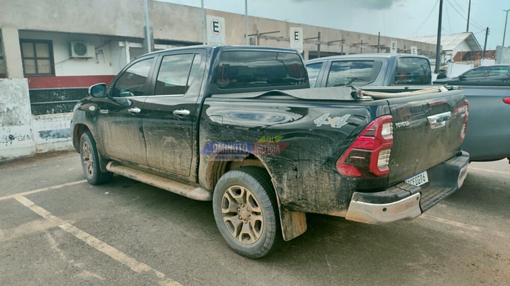 Homens do 4º Batalhão recuperam pick-up furtada em Ouro Preto do Oeste, RO