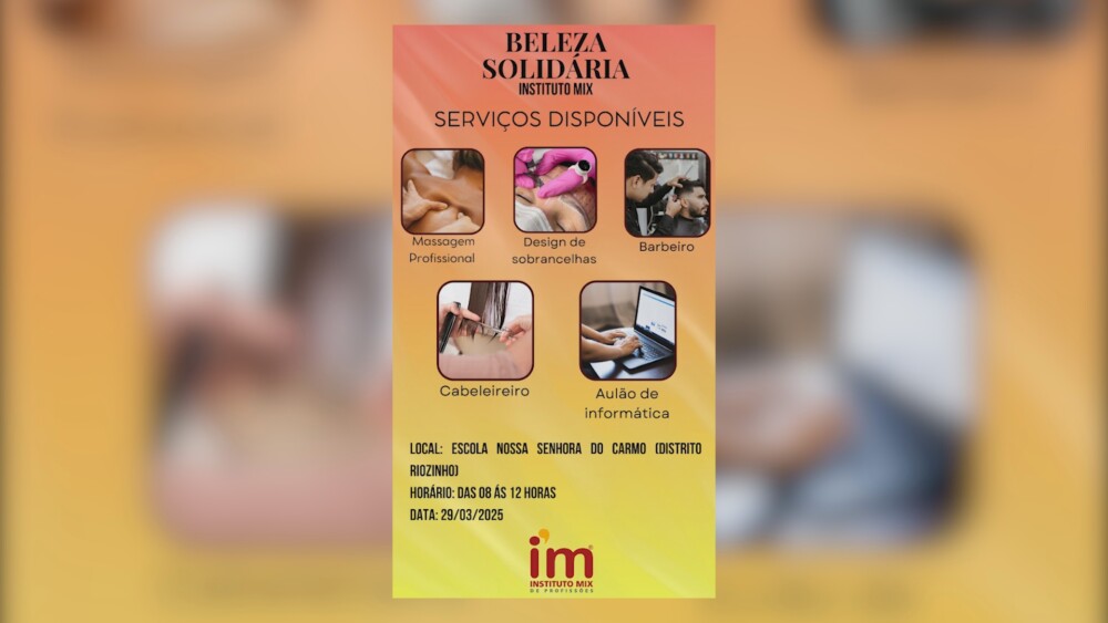 Beleza Solidária: Ação leva atendimentos de beleza e saúde a moradores do Riozinho