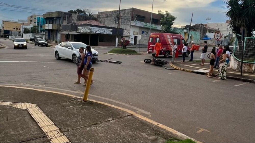 Acidente registrado na Amazonas com Anísio Serrão deixa claro a falta de respeito dos condutores em Cacoal