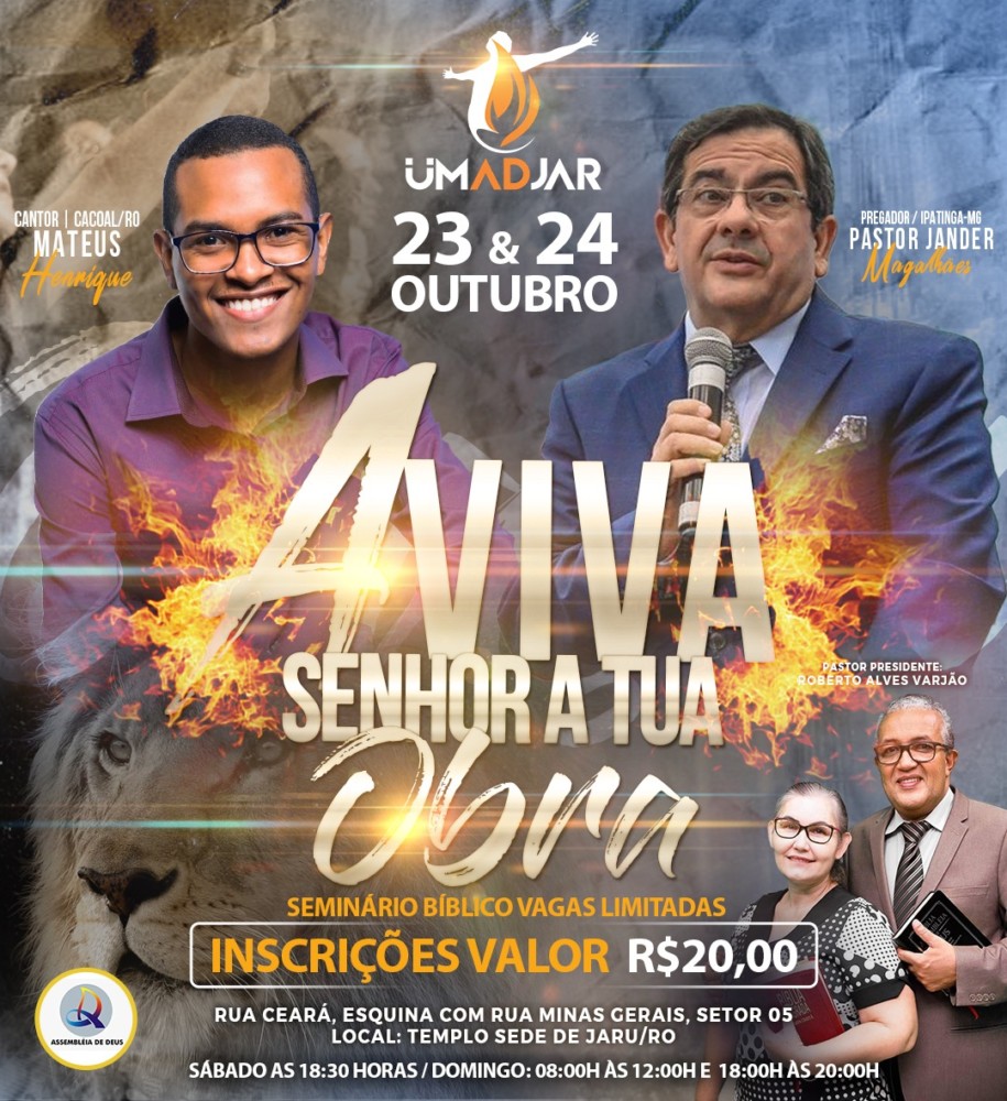 Aviva Umadjar será realizado nos dias 23 e 24 de outubro em Jaru, RO