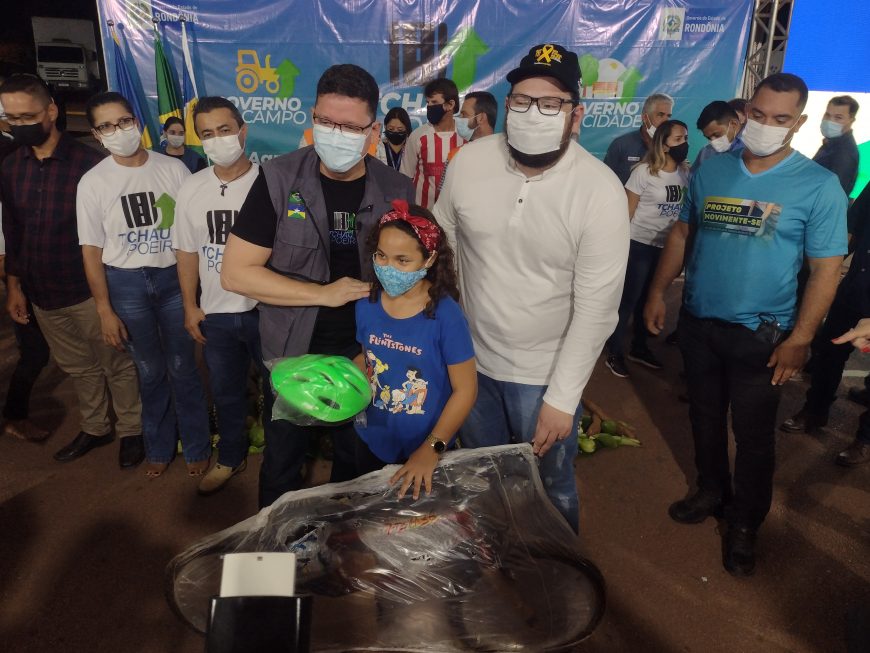 Detran leva educação de trânsito para Espigão do Oeste durante lançamento do “Tchau Poeira”