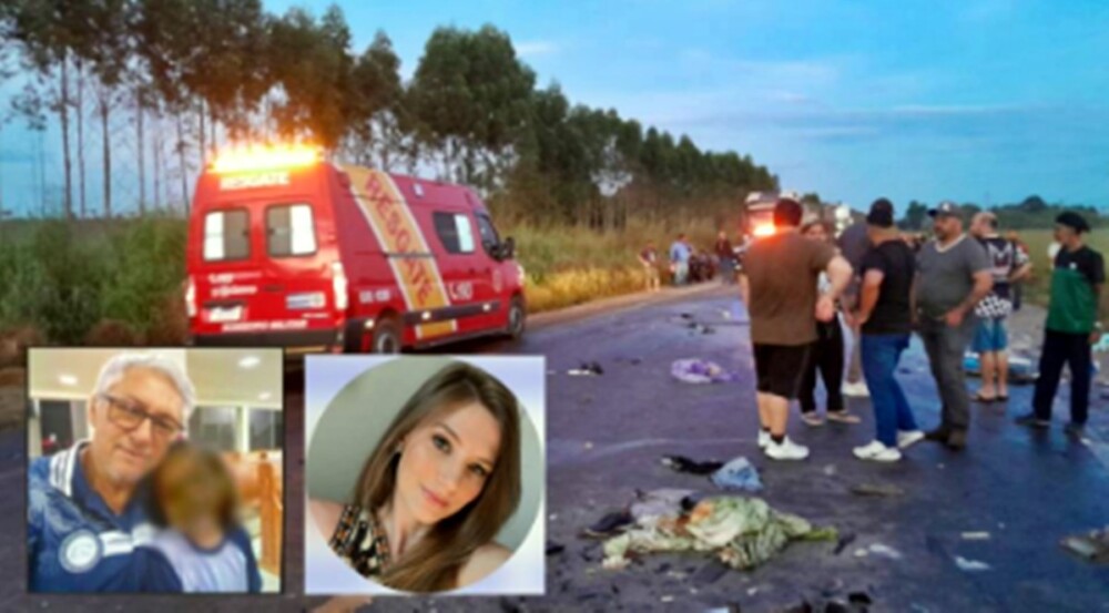 Tragédia na BR-364! Cinco pessoas, inclusive uma grávida, morrem em colisão de ambulância com carreta