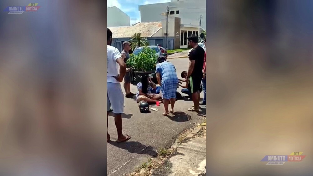 Mulher teria perdido dedão em acidente na XV com Amazonas, em Cacoal