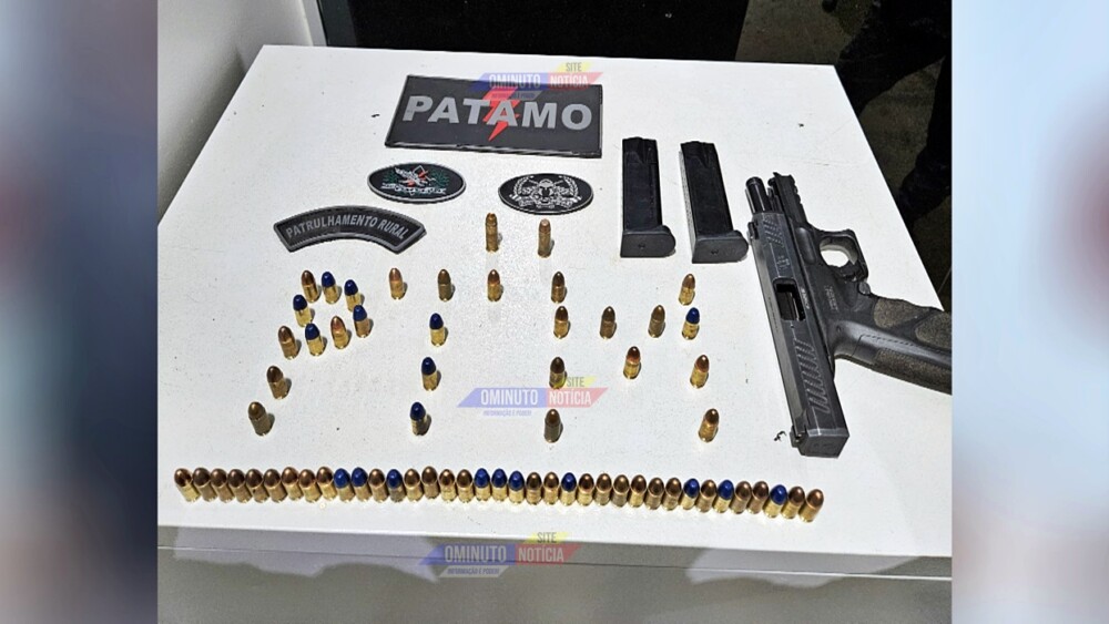 Suspeito é preso com arma de uso restrito em Machadinho do Oeste