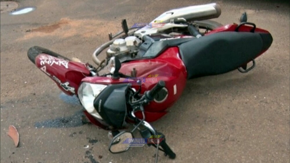 Motociclista fica ferido em acidente grave no Anel Viário em Cacoal