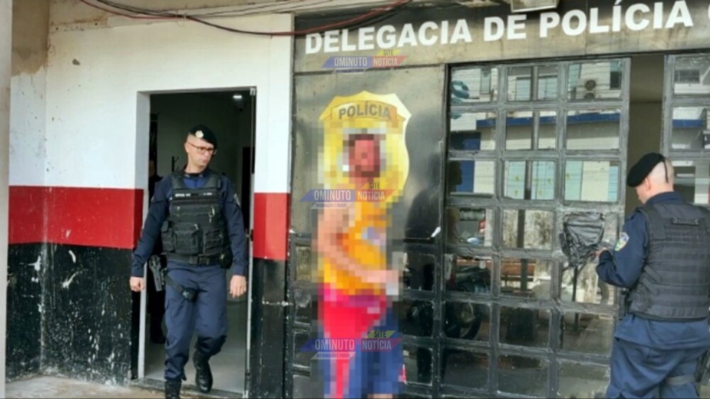 Homem é preso após destruir carro e cozinha do pai em Cacoal