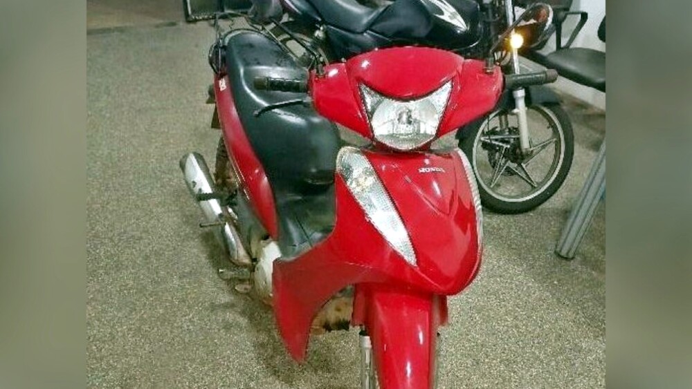 Guarnição do 4º BPM recupera motoneta no bairro Village do Sol em Cacoal