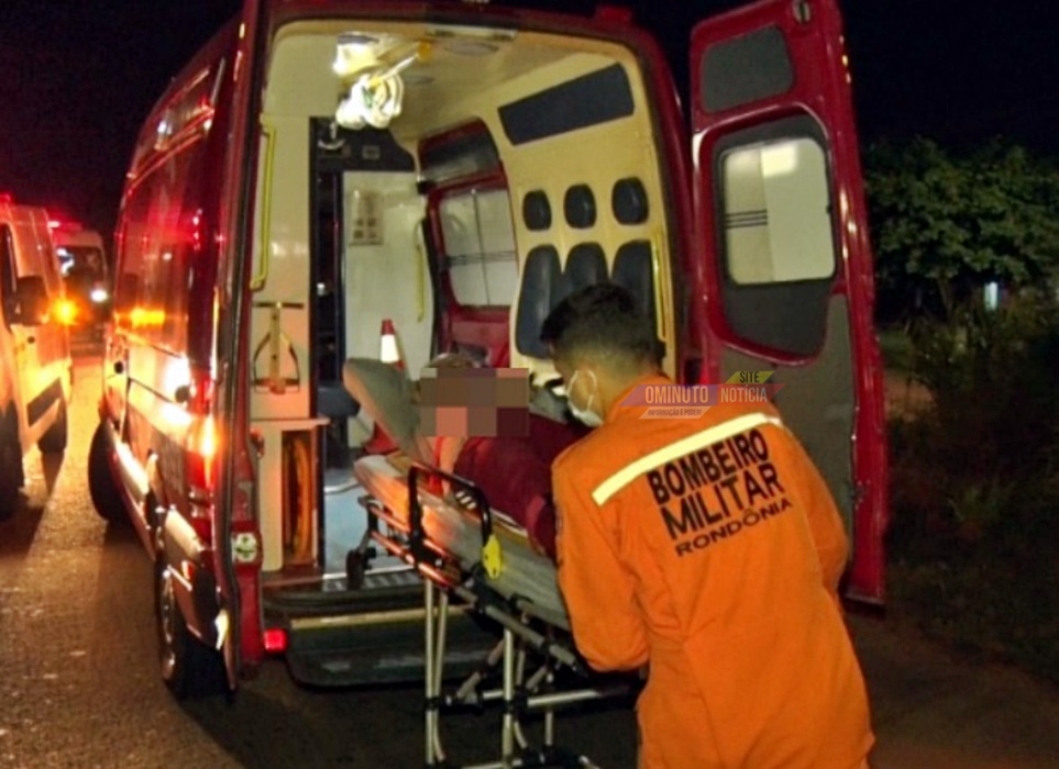 Motociclista fica ferido em acidente na BR-364, em Cacoal