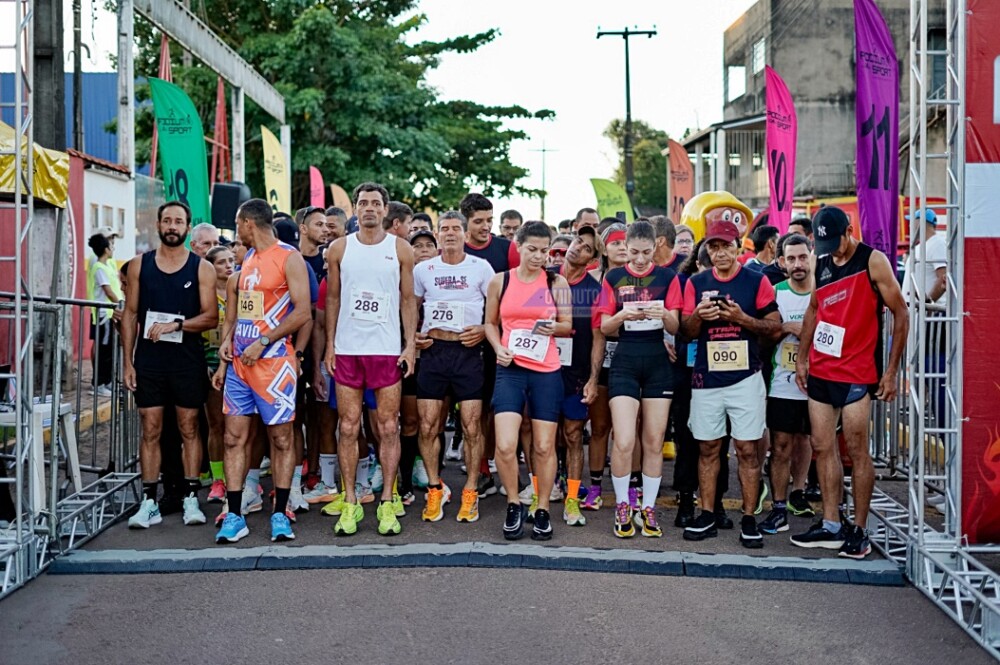 Corrida do fogo aconteceu no domingo em Cacoal