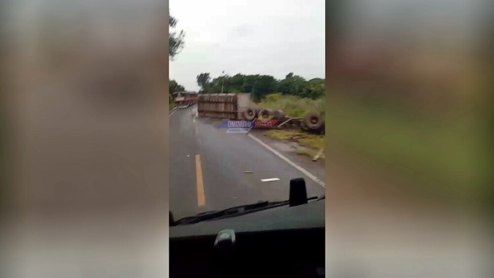 Cacoalense, filho de pioneiros, escapa ileso da morte em acidente na BR-364, próximo à Casa da Uva