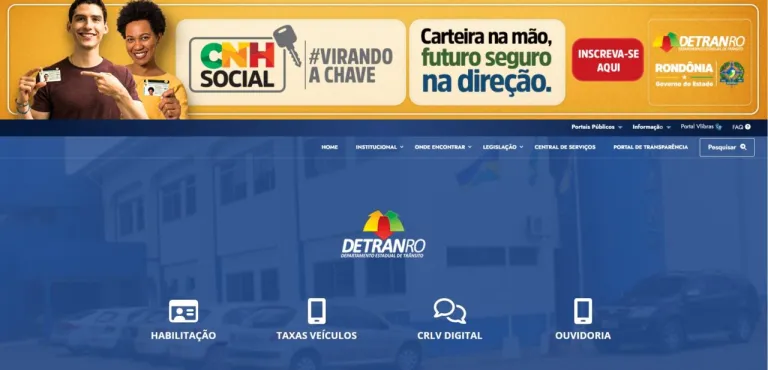 CNH gratuita em Rondônia está com inscrições abertas; programa contempla 1.500 pessoas de baixa renda
