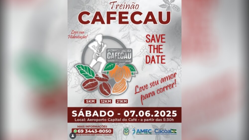 Corrida Turística Cafecau encerra inscrições com recorde de participantes