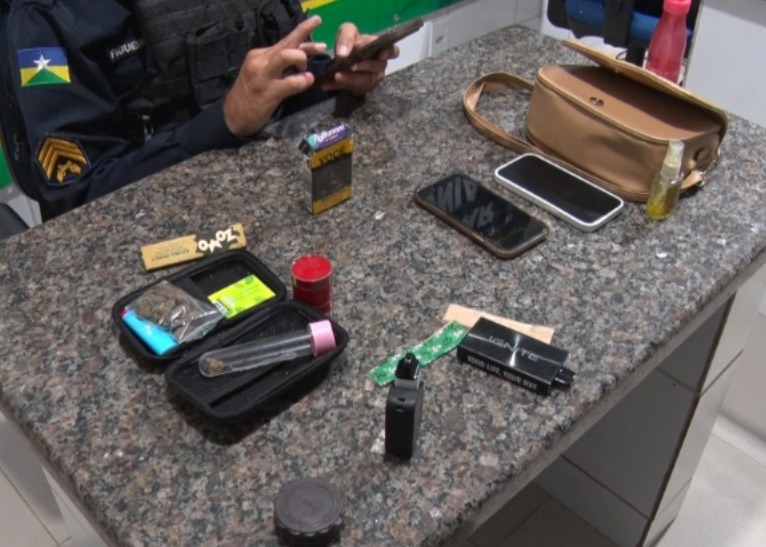 Flagrante no Parque Sabiá em Cacoal