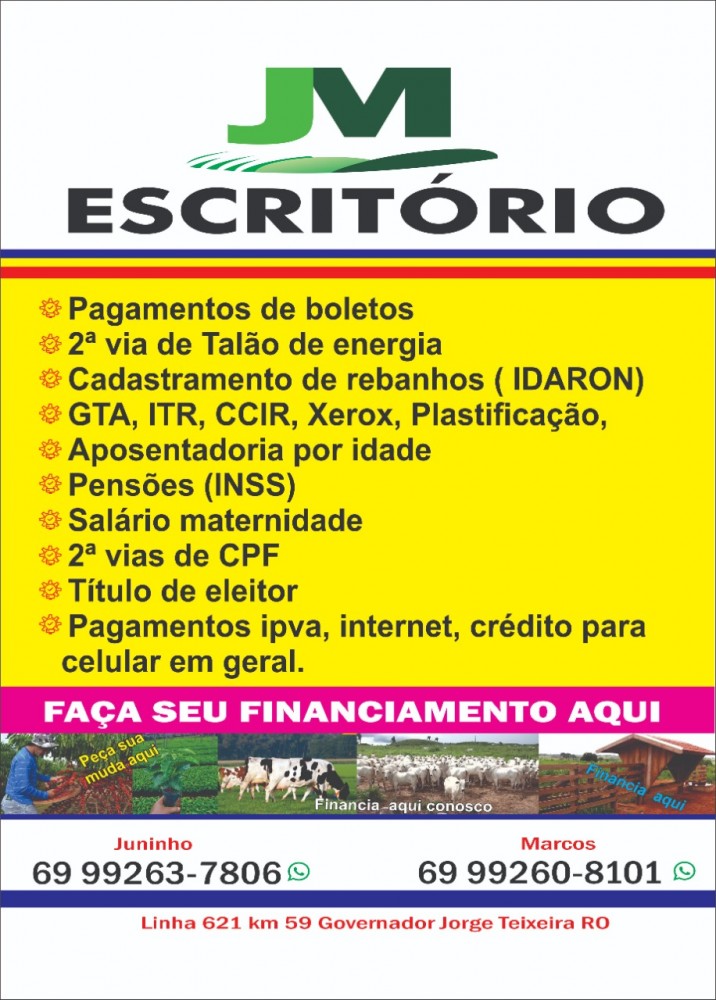 Casal de produtores rurais investe em escritório e loja de confecções, na zona rural de Jorge Teixeira, RO