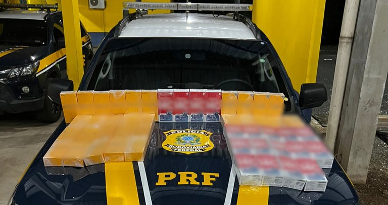 Em Pimenta Bueno/RO, PRF apreende celulares transportados de forma irregular em ônibus