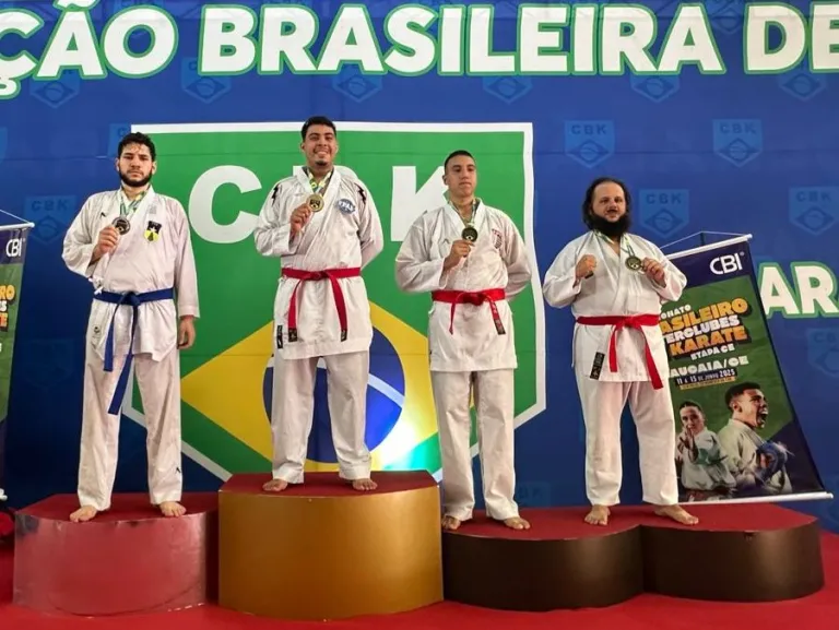 Rondônia conquista cinco medalhas no Campeonato Brasileiro de Karatê com suporte do governo do estado