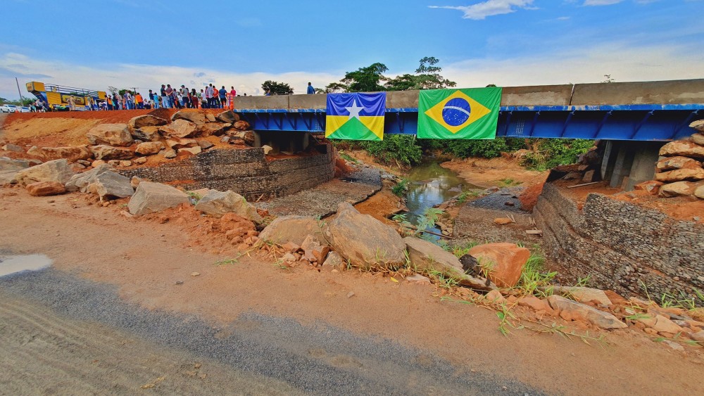Ponte sobre o rio Ubirajara na RO-463, é entregue nesta sexta-feira, 15 de outubro