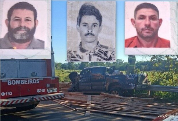 Tradédia: Acidente na BR-364 envolvendo carreta e caminhonete mata três irmãos