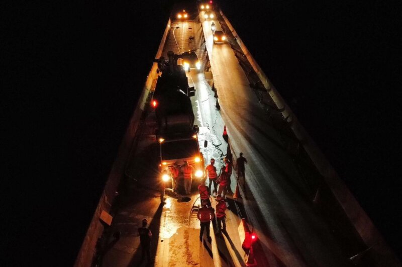 Ponte em Candeias do Jamari fica interditada por mais de 40 horas para obras emergenciais