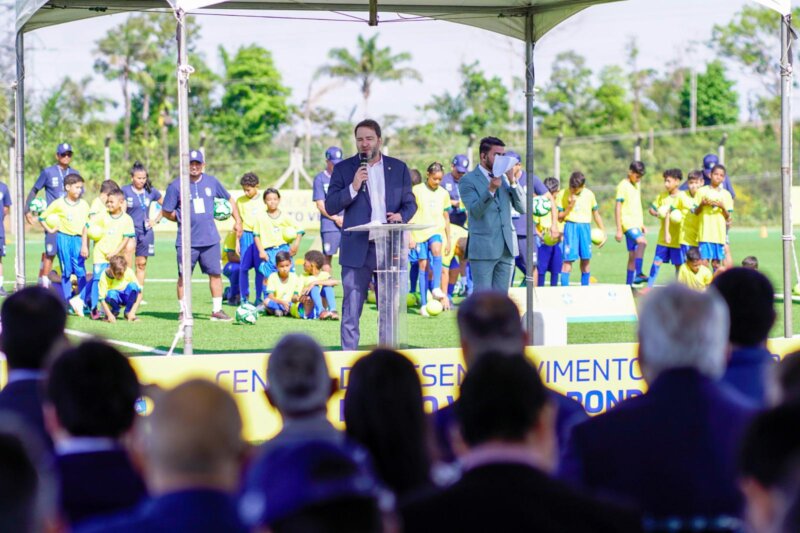 Presidente da Alero prestigia inauguração do primeiro Centro de Desenvolvimento do Futebol do legado FIFA no Brasil