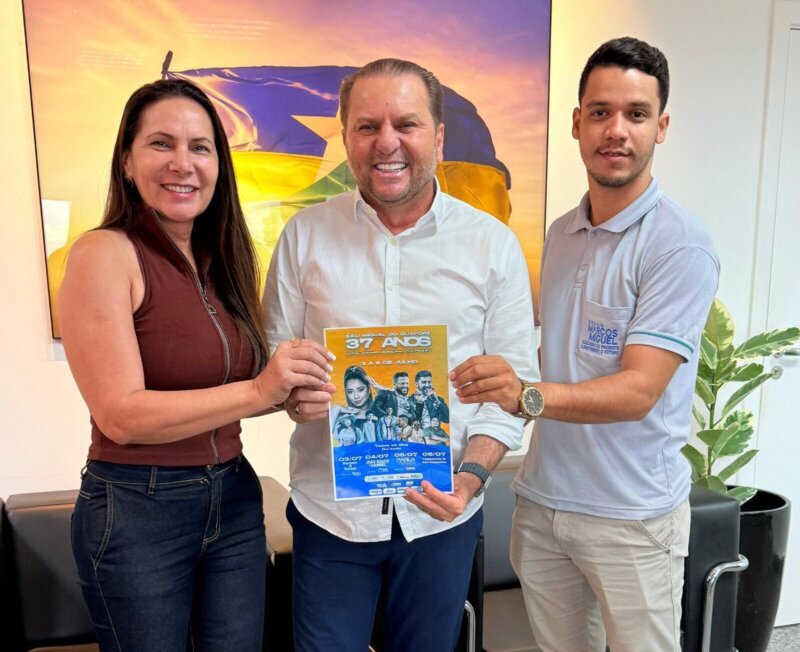 Cirone Deiró apoia comemoração dos 37 anos de São Miguel do Guaporé