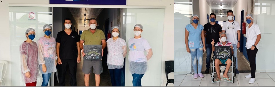 Que felicidade! Mais quatro pacientes recebem alta após recuperação da covid, em Jaru, RO