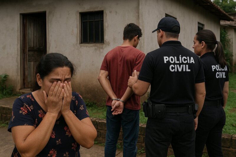 Mãe aciona polícia para prender filho por descumprimento de medida protetiva em Cacoal