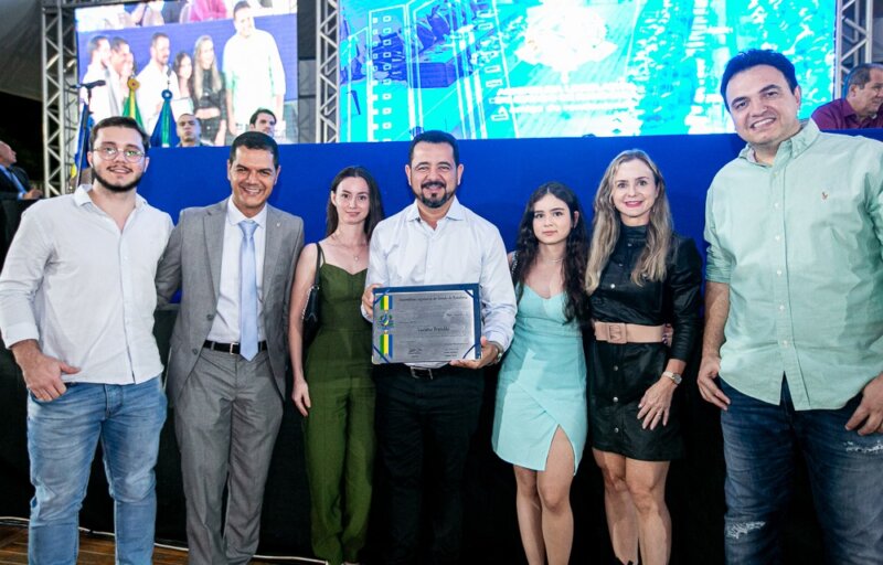 Luciano Brandão recebe título de cidadão honorário de Rondônia em homenagem proposta pelo deputado Cássio Gois