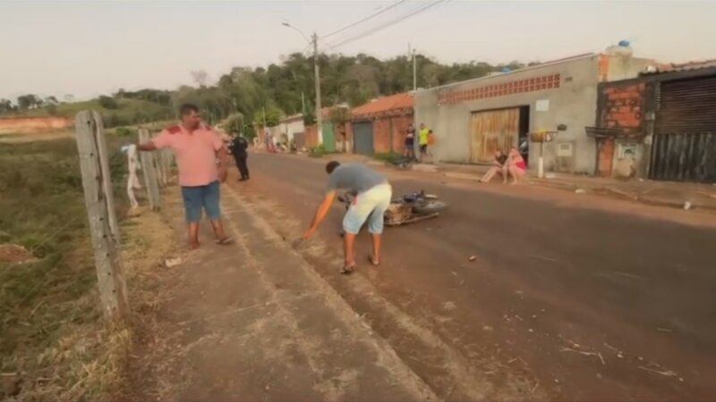 Criança de seis anos é atropelada no bairro Alpha Park, em Cacoal