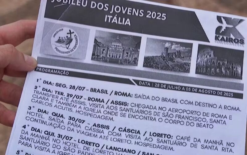 Dívidas, prejuízo de R$ 1,5 milhão, 90 pessoas afetadas: o que se sabe sobre agência que cancelou viagens de católicos à Roma