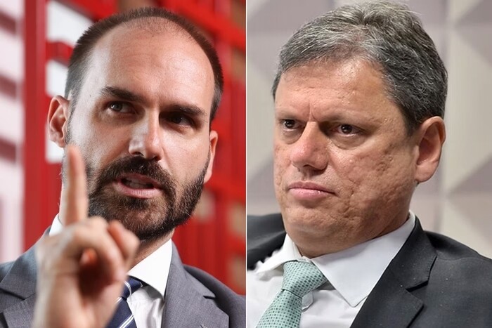 Bolsonaro diz que falou com Eduardo e Tarcísio: “Não podemos dividir”