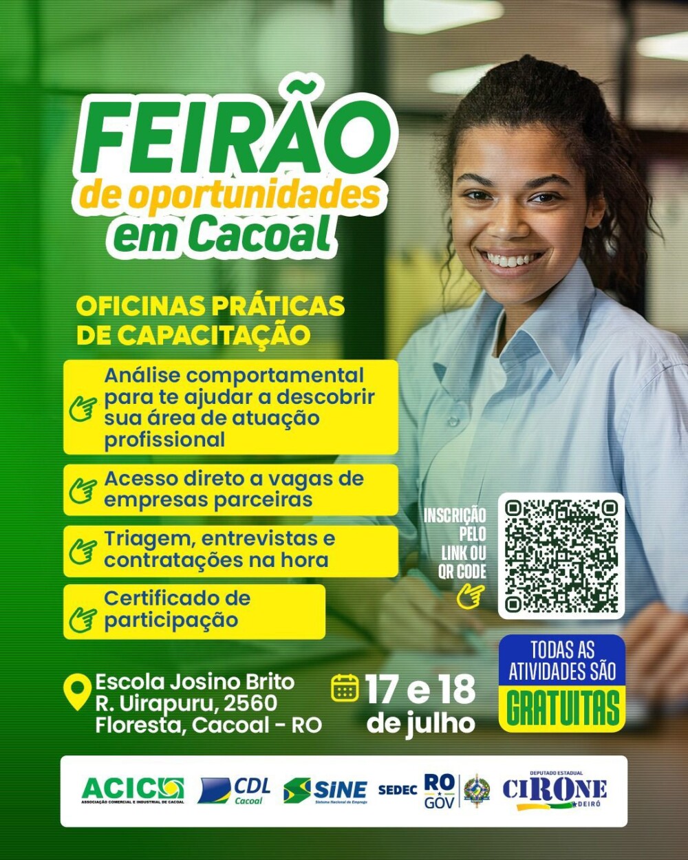 Feirão de oportunidades para população de Cacoal nesta quinta e sexta
