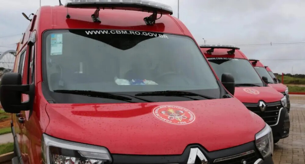 Motociclista sofre parada respiratória e é reanimado por bombeiros em Pimenta Bueno