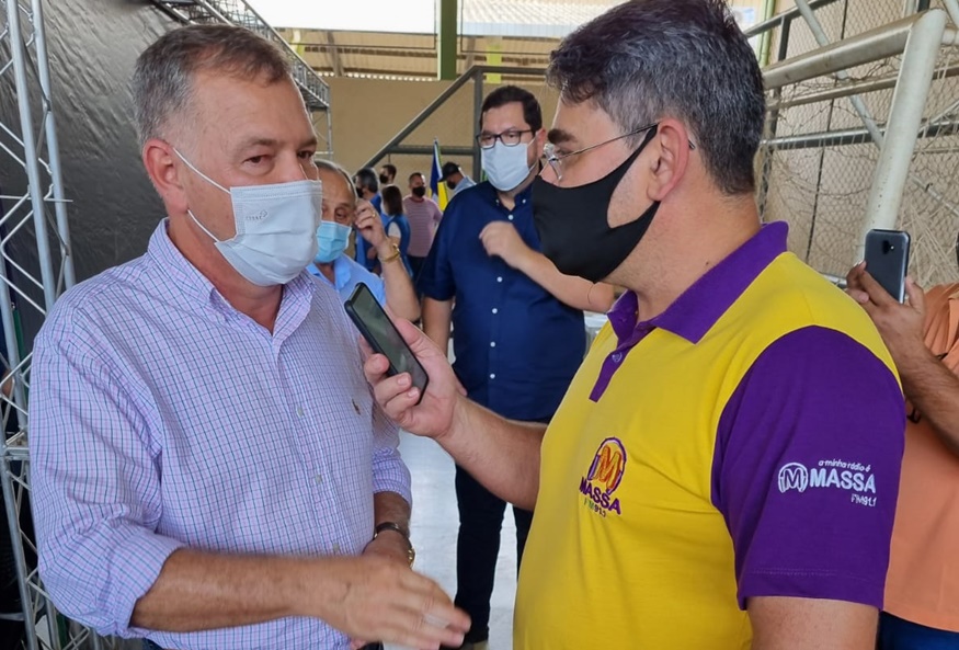 Ministro da Educação em Jaru, RO lança obra da Clínica Veterinária do IFRO com recursos do Deputado Federal Lucio Mosquini