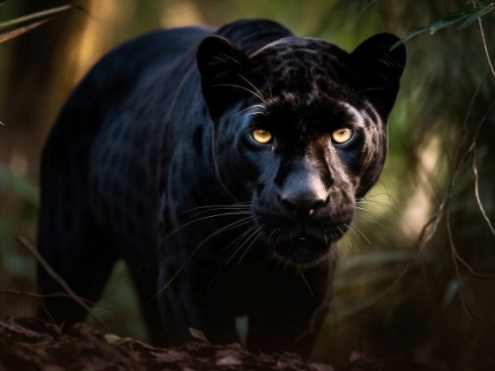 Onça de 2 metros sai da mata e avança contra motociclista em anel viário de Ji-Paraná