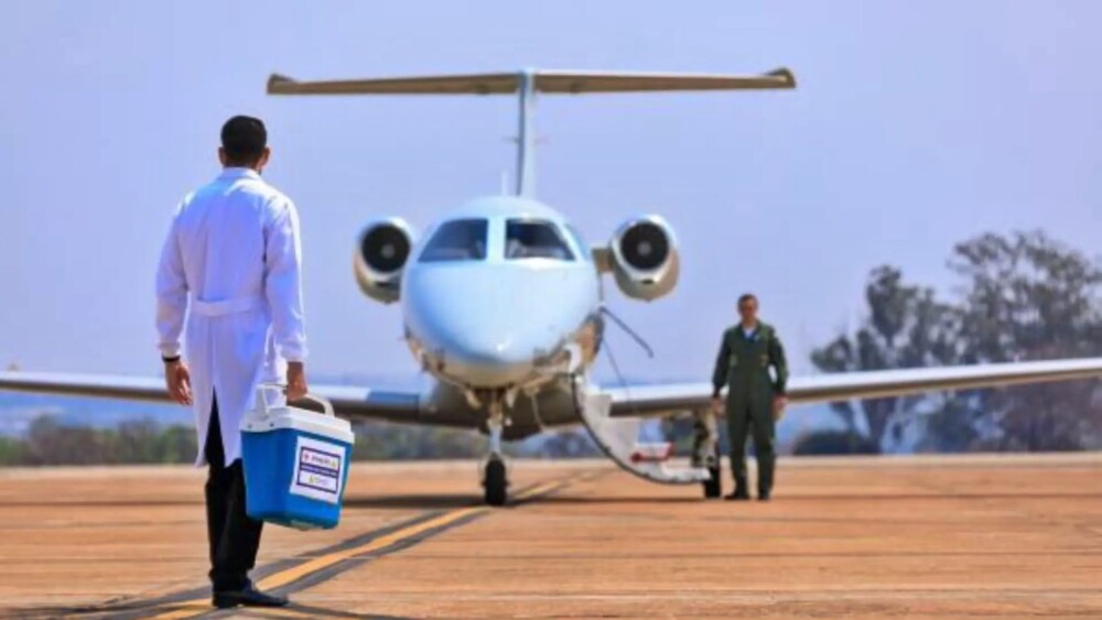 Aviões que transportam órgãos para transplantes podem ficar sem combustível