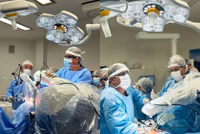 Cirurgia robótica inédita de joelho e quadril é feita no Centro-Oeste
