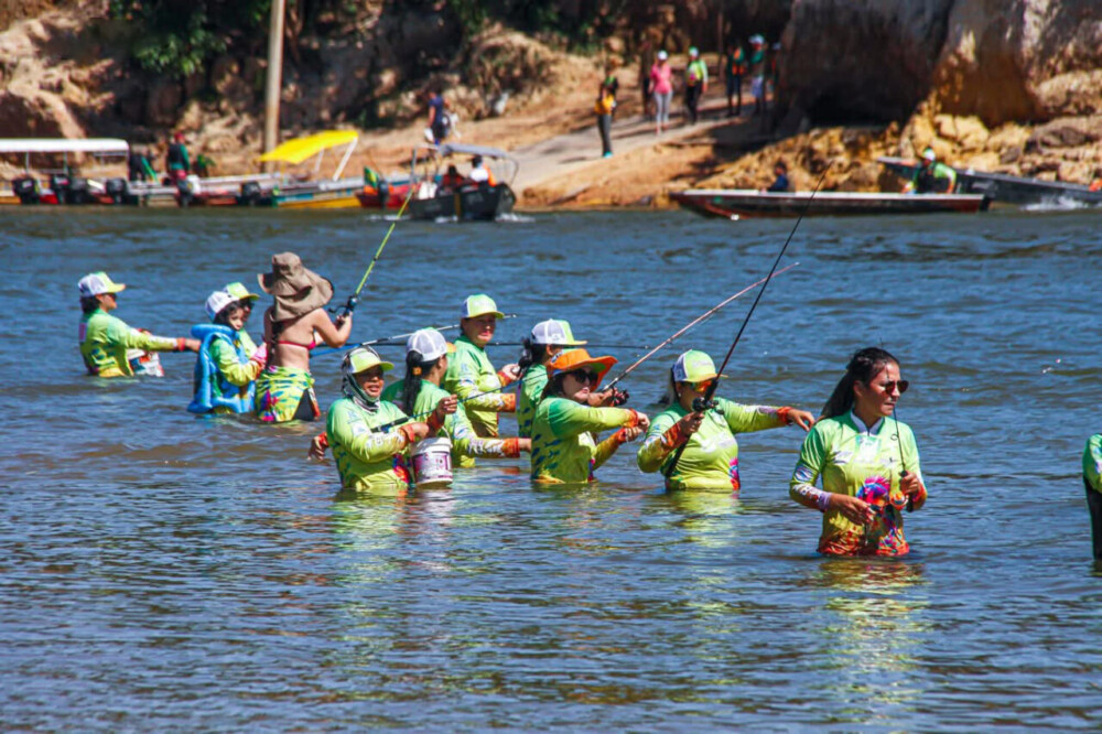 Projeto “Elas Pescando” impulsiona participação feminina em campeonatos de pesca esportiva realizados pelo governo de RO